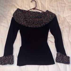 Bebe off the shoulder sweater